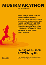 Musikmarathon Flyer 2011