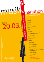 Musikmarathon Flyer 2011